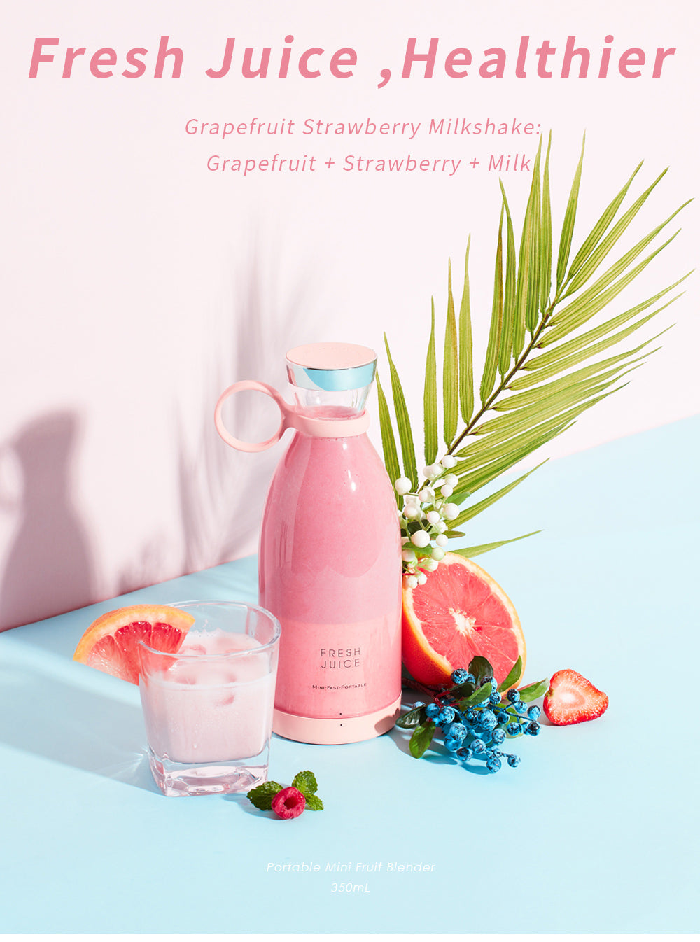 Frullatore portatile USB mini fruit mixer food milkshake