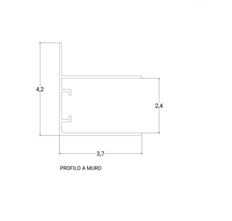 Box doccia 70x140 cm doppio scorrevole opaco 195h